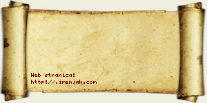 Magdalena Dedijer vizit kartica